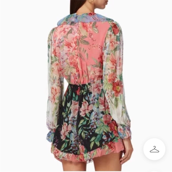 Zimmermann Bellitude Flutter Playsuit in Spliced size 0 - Picture 11 of 12